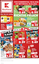 Kaufland Supermarkt Prospekt der aktuellen Woche mit 56 Seiten, gültig von 18.06.2026 bis 24.06.2026, in Medebach und Umgebung Aktueller Kaufland Supermarkt Prospekt in Medebach und Umgebung, "Hier bin ich richtig" mit 56 Seiten, 18.06.2026 - 24.06.2026
