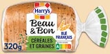 Pain de mie beau & bon farine de blé, céréales et graines - HARRYS en promo chez Intermarché Pain de mie beau & bon farine de blé, céréales et graines - HARRYS dans le catalogue Intermarché
