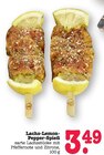 Aktuelles Lachs-Lemon-Pfeffer-Spieß Angebot bei E center in Heidelberg ab 3,49 €