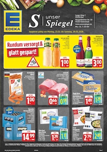 EDEKA Prospekt der KW 9 "Wir lieben Lebensmittel!" Aktueller EDEKA Prospekt "Wir lieben Lebensmittel!" Seite 1 von 30 Seiten