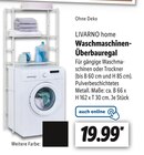 Waschmaschinen-Überbauregal von LIVARNO home für 19,99 € bei Lidl im Angebot Waschmaschinen-Überbauregal von LIVARNO home im aktuellen Lidl Prospekt