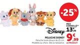 Peluche - Disney - Super U à Arles Peluche - Disney en promo chez Super U Arles à 9,99 €