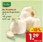 Bio Knoblauch im Angebot bei Netto Marken-Discount in Mönchengladbach Bio Knoblauch Angebote von BioBio bei Netto Marken-Discount Mönchengladbach für 1,29 €