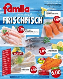 famila Nordost Prospekt für Hamburg mit 2 Seiten famila Nordost Prospekt für Hamburg: "besser als gut!", 2 Seiten, 08.08.2022 - 20.08.2022