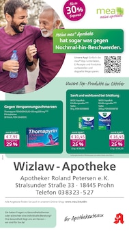 Aktueller mea - meine apotheke Prospekt (Prohn, 4 Seiten zum blättern mea - meine apotheke Prospekt Unsere September-Angebote mit 4 Seiten