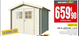 Abri de jardin bois - 4,40 m² - Batkor à Aulnay-sous-Bois Abri de jardin bois - 4,40 m² en promo chez Batkor Aulnay-sous-Bois à 659,90 €
