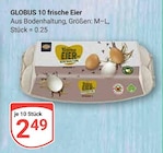 Aktuelle Eier Angebote bei GLOBUS in Erfurt Aktuelles 10 frische Eier Angebot bei GLOBUS in Erfurt ab 2,49 €
