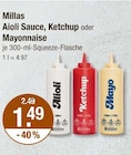 Dips im V-Markt Prospekt Aioli Sauce von Millas im aktuellen V-Markt Prospekt für 1,49 €
