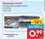 Aktuelle Forelle Angebote bei Netto Marken-Discount in Ingolstadt Aktuelles Regenbogen-Forelle Angebot bei Netto Marken-Discount in Ingolstadt ab 0,99 €