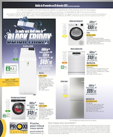 Prospectus Proxi Confort à Ancenis, "En route vers Noël avec le BLACK FRIDAY", 8 pages de promos valables du 24/11/2025 au 05/12/2025