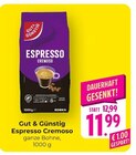 Espresso Cremoso Angebote von Gut & Günstig bei Hieber Freiburg für 11,99 €
