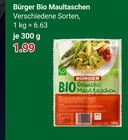 Bio Maultaschen im Angebot bei GLOBUS in Wiesbaden Bio Maultaschen Angebote von Bürger bei GLOBUS Wiesbaden für 1,99 €