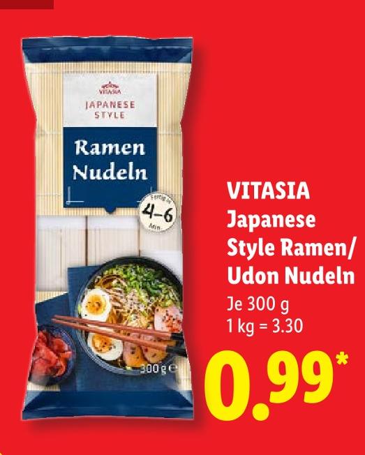 Japanese Style Ramen/Udon Nudeln