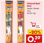 Beef Stick im Angebot bei Netto Marken-Discount in Bad Kreuznach Beef Stick Angebote von Vitakraft bei Netto Marken-Discount Bad Kreuznach für 0,39 €