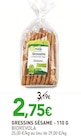 Promo Gressins sésame à 2,75 € dans le catalogue NaturéO à Yerres