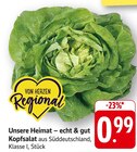 Unsere Heimat – echt & gut Kopfsalat im Angebot bei EDEKA in Koblenz Unsere Heimat – echt & gut Kopfsalat Angebote bei EDEKA Koblenz für 0,99 €