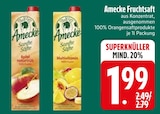 Apfel naturtrüb im EDEKA Prospekt Apfel naturtrüb von Amecke im aktuellen EDEKA Prospekt für 1,99 €
