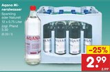Mineralwasser Sparkling im Angebot bei Netto Marken-Discount in Recklinghausen Mineralwasser Sparkling Angebote von Aqana bei Netto Marken-Discount Recklinghausen für 2,99 €
