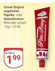 Original ungarische Paprikacreme Angebote von Univer bei GLOBUS Zwickau für 1,99 €