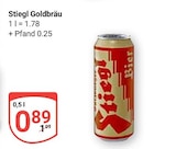 Aktuelle Bier Angebote bei GLOBUS in Willich Aktuelles Goldbräu Angebot bei GLOBUS in Willich ab 0,89 €