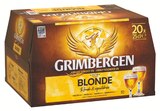 Bière d'abbaye blonde - GRIMBERGEN - Intermarché à Castres Bière d'abbaye blonde - GRIMBERGEN en promo chez Intermarché Castres à 9,17 €