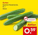 Gurken im aktuellen Netto Marken-Discount Prospekt für 0,59 €