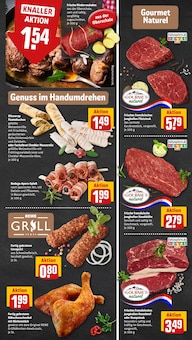 Fleisch im aktuellen REWE Prospekt (Bottrop) Fleisch im REWE Prospekt "Dein Markt" mit 38 Seiten (Bottrop)
