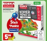 KOPIERPAPIER von EDEKA zuhause für 5,99 € bei E center im Angebot KOPIERPAPIER von EDEKA zuhause im aktuellen E center Prospekt