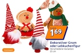 Dekorativer Gnom oder Lebkuchenfigur im Angebot bei Action in Nordhorn Dekorativer Gnom oder Lebkuchenfigur Angebote bei Action Nordhorn für 1,69 €