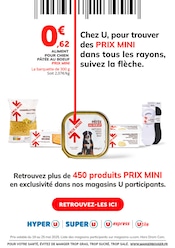 Catalogue Supermarchés Hyper U en cours à Virieu et alentours, "PRIX MINI", 1 page, 19/05/2025 - 25/05/2025