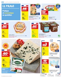 Prix et réduction Crème dessert dans le prospectus Carrefour Market en cours Offre Crème dessert dans le catalogue Carrefour Market du moment à la page 22