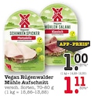 Aktuelle Wurst Angebote bei E center in Pforzheim Aktuelles Vegane Schinken Spicker Mortadella Angebot bei E center in Pforzheim ab 1,00 €