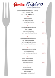 Aktueller famila Nordost Stralsund Prospekt famila Nordost Stralsund Prospekt "Aktuelle Angebote" mit 1 Seite
