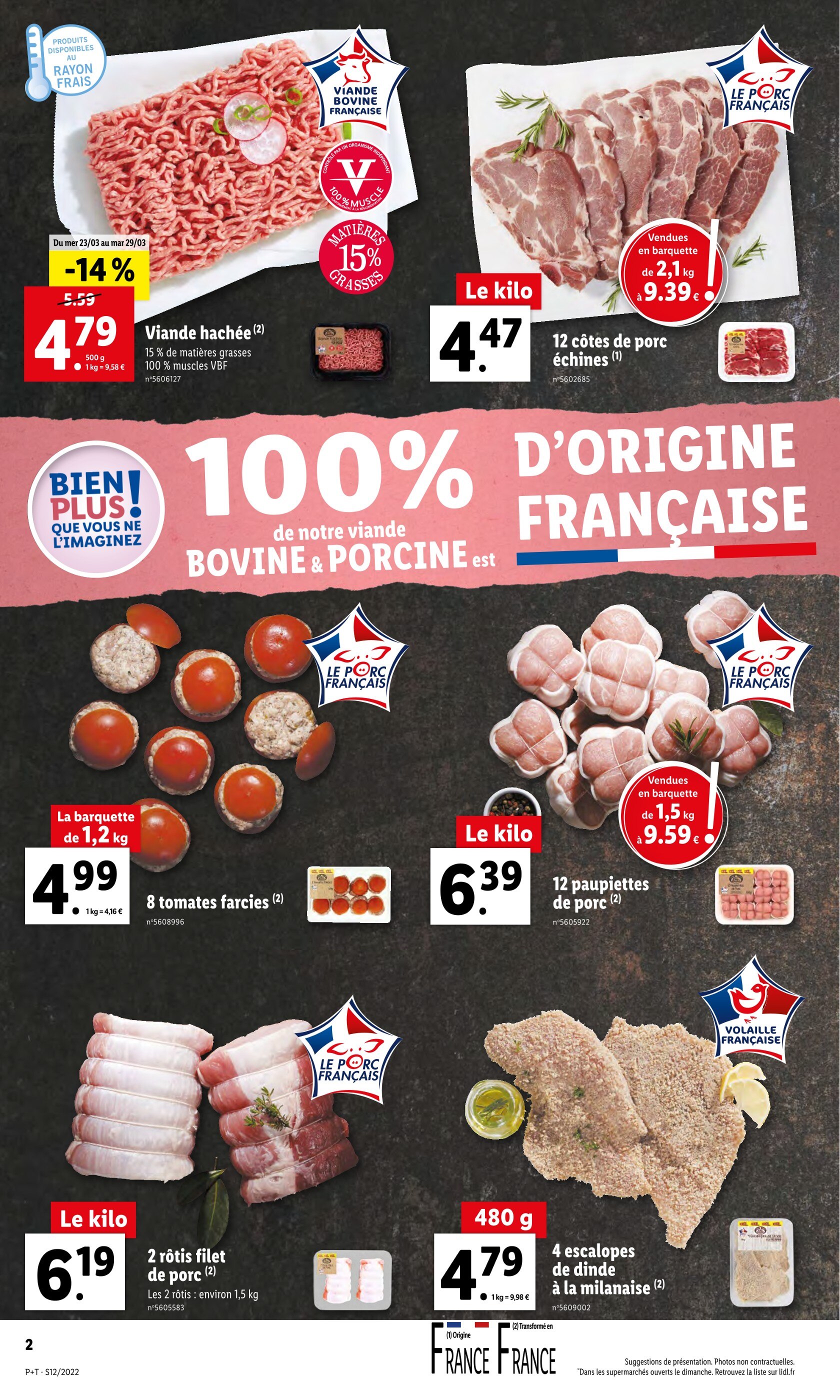 Côte De Boeuf Intermarché Promo et prix dans le catalogue du moment