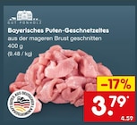 Aktuelles Bayerisches Puten-Geschnetzeltes Angebot bei Netto Marken-Discount in Nürnberg ab 3,79 €