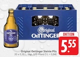 Original Oettinger Steinie Pils Angebote von Oettinger bei Trinkgut Wiesbaden für 5,55 €