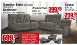 Garnitur Serio im Angebot bei Die Möbelfundgrube in St. Ingbert Garnitur Serio Angebote bei Die Möbelfundgrube St. Ingbert für 259,99 €