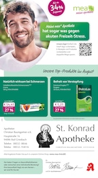 Apotheken Prospekt von mea - meine apotheke in Bad Griesbach Aktueller mea - meine apotheke Apotheken Prospekt für Bad Griesbach: Unsere August-Angebote mit 4} Seiten, 01.08.2026 - 31.08.2026