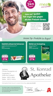 Aktueller mea - meine apotheke Prospekt "Unsere August-Angebote" Aktueller mea - meine apotheke Prospekt