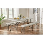 Table pliante multi-usage en promo chez Carrefour Market Béziers à 24,99 €