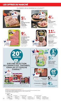 Promotion Rôti De Porc dans le prospectus Hyper U, valable du 18/08/2026 au 30/08/2026 Promo Rôti De Porc dans le catalogue Hyper U du moment à la page 34