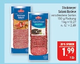 Salami Auslese im Angebot bei Marktkauf in Erlangen Salami Auslese Angebote von Stockmeyer bei Marktkauf Erlangen für 1,99 €