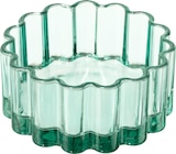 dm-drogerie markt Steinen - Schale aus Glas, gewellt, grün (13,5x6 cm) Angebot im Prospekt Schale aus Glas, gewellt, grün (13,5x6 cm) bei dm-drogerie markt im Steinen Prospekt für 5,95 €