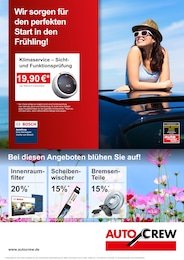 Bosch Angebot & Preis im aktuellen AutoCrew Prospekt Bosch Angebot im aktuellen AutoCrew Prospekt auf Seite 1