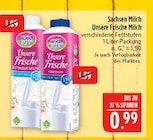 Unsere Frische Milch Fettarme Milch Angebote von Sachsen Milch bei Marktkauf Bautzen für 0,99 €