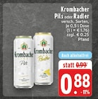 Pils Angebote von Krombacher bei E center Siegburg für 0,88 €