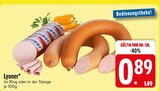 Lyoner im EDEKA Prospekt Lyoner von im aktuellen EDEKA Prospekt für 0,89 €