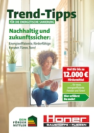 Honer Baustoffe Prospekt für Spaichingen: "Trend-Tipps für die energetische Sanierung", 11 Seiten, 12.09.2025 - 21.09.2025