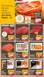 REWE Bratwurst im Prospekt 