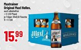 Original Maxl Helles im Trinkgut Prospekt Original Maxl Helles von Maxlrainer im aktuellen Trinkgut Prospekt für 15,99 €